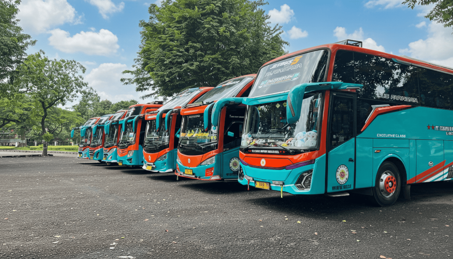 Sewa Bus Pariwisata Nyaman & Aman - TEBI Trans